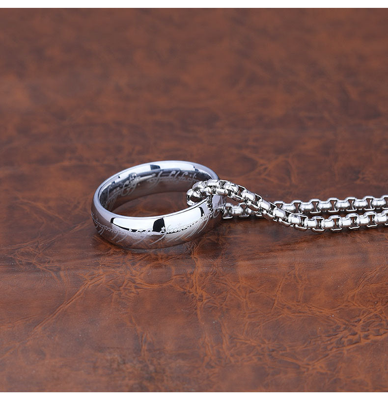 Sweater Chain Pearl The Lord Of Stainless Necklace