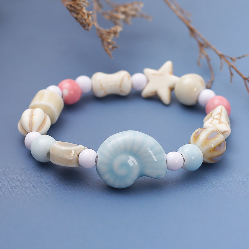 Stall Handmade Ceramic Pure Desire Wind Bracelet