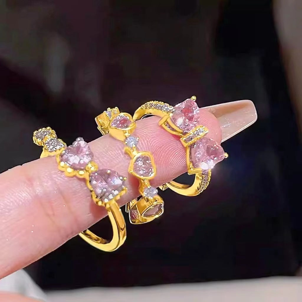 Butterfly Female Sweet Fashion Opening Adjustable Rings