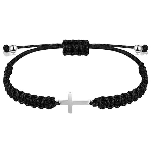 Hole Jade Thread Flat Knot Adjustable Bracelets