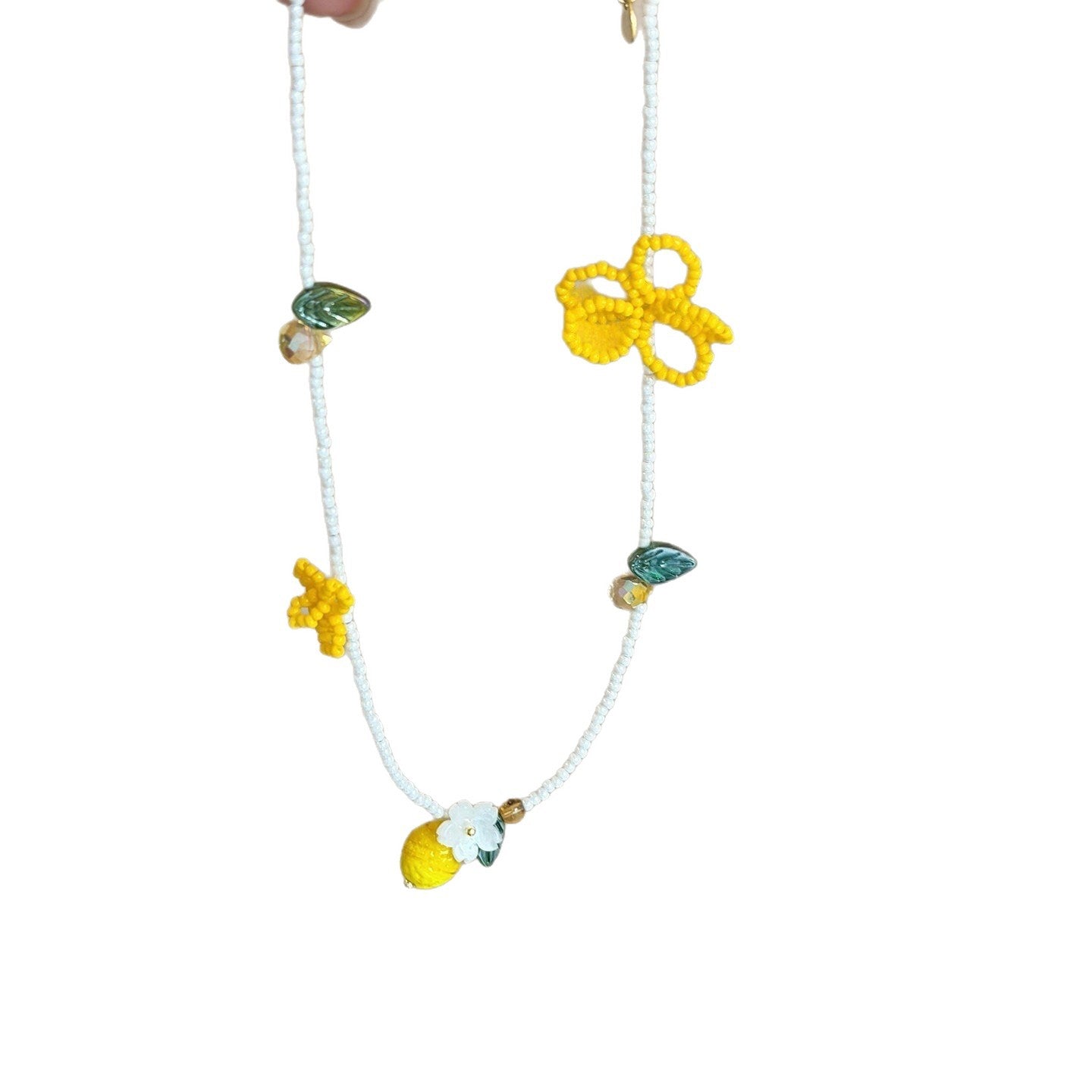 Women's Lemon Flower For Design High-grade Clavicle Chain Necklaces