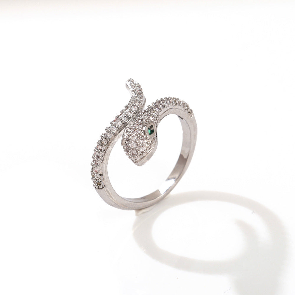 Diamond Open Light Luxury Minority Design Ring