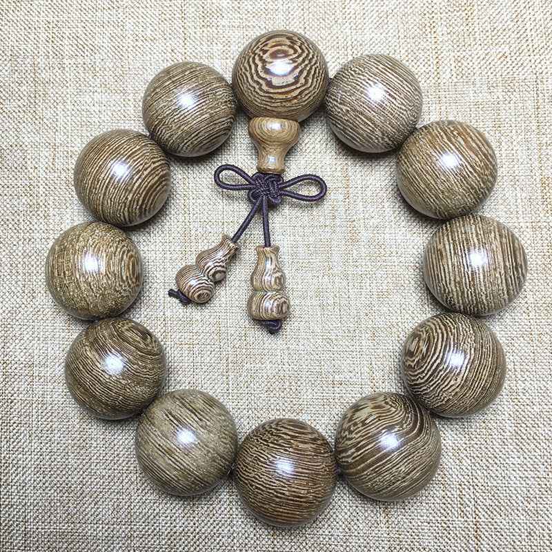 Material Rift Grain Door Frame Buddha Beads Rosary Bracelet