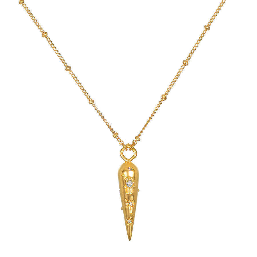 Zircon Oval Round Simple Fashion Furnace Necklaces