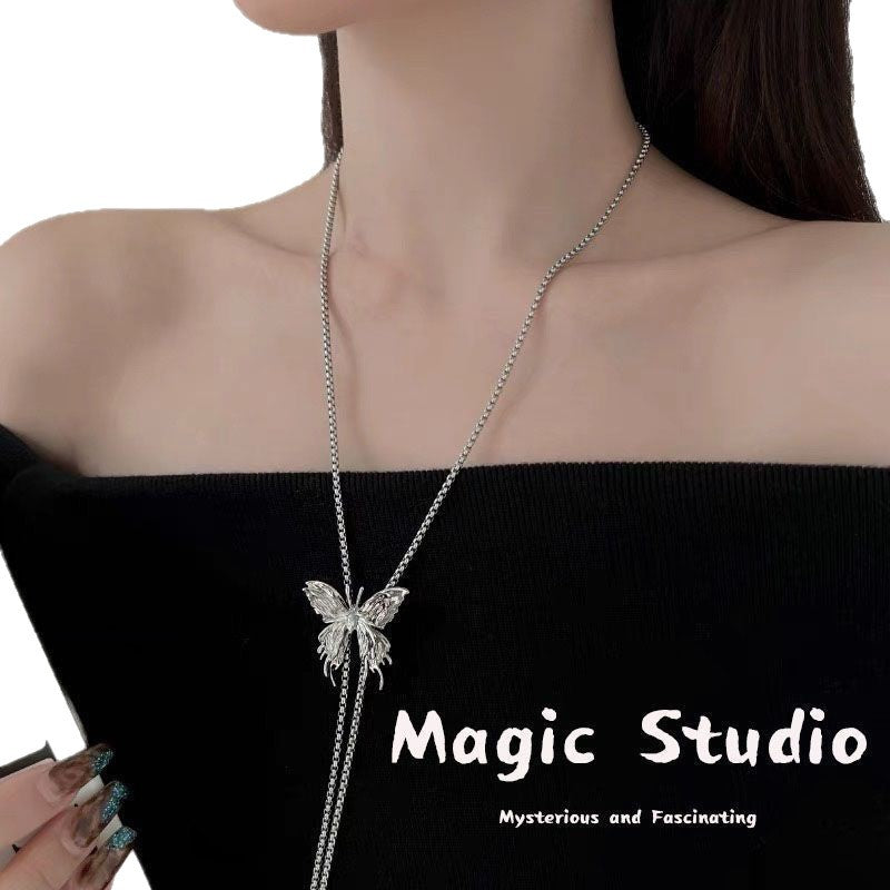 Simple Pull Bow Female Korean Style Design Necklaces