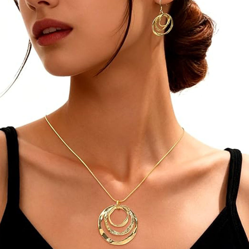Pretty Graceful Fashionable Irregular Multilayer Simple Jewelry Set