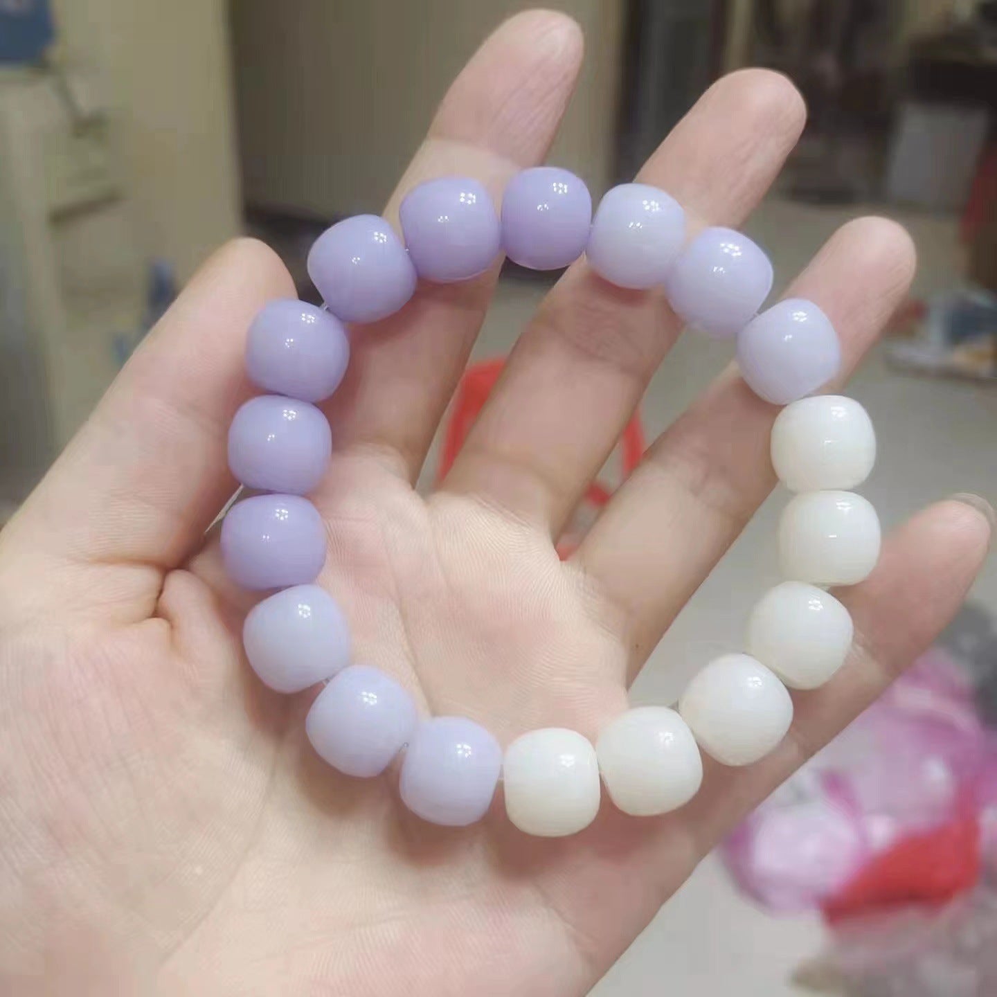 Luminous Imitation Bodhi Gradient Color Hand Toy Pliable Temperament Bracelets
