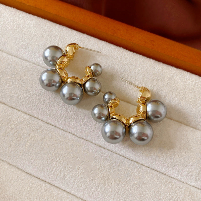 Women's Pearl Retro Minority High-grade High Profile Rings