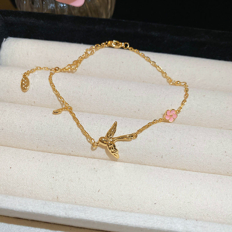 Rhinestone Zircon Butterfly Opal Graceful Personality Trendy Fashion Bracelets