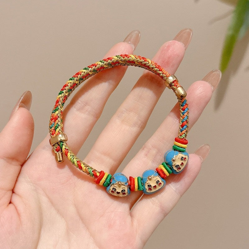 Children's Dragon Boat Festival Colorful Rope Chic Carrying Strap Batch Bracelet