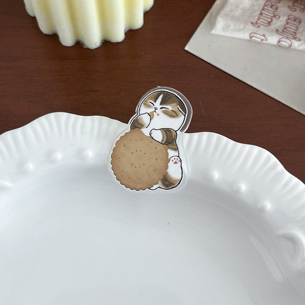 Brooch Kitten Cute Cartoon Pin Acrylic Brooches