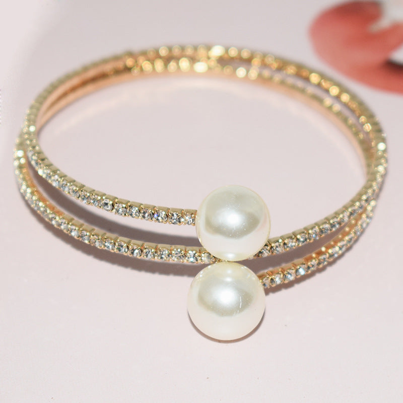 Women's Single Row Gold Sier Plated Short Collar