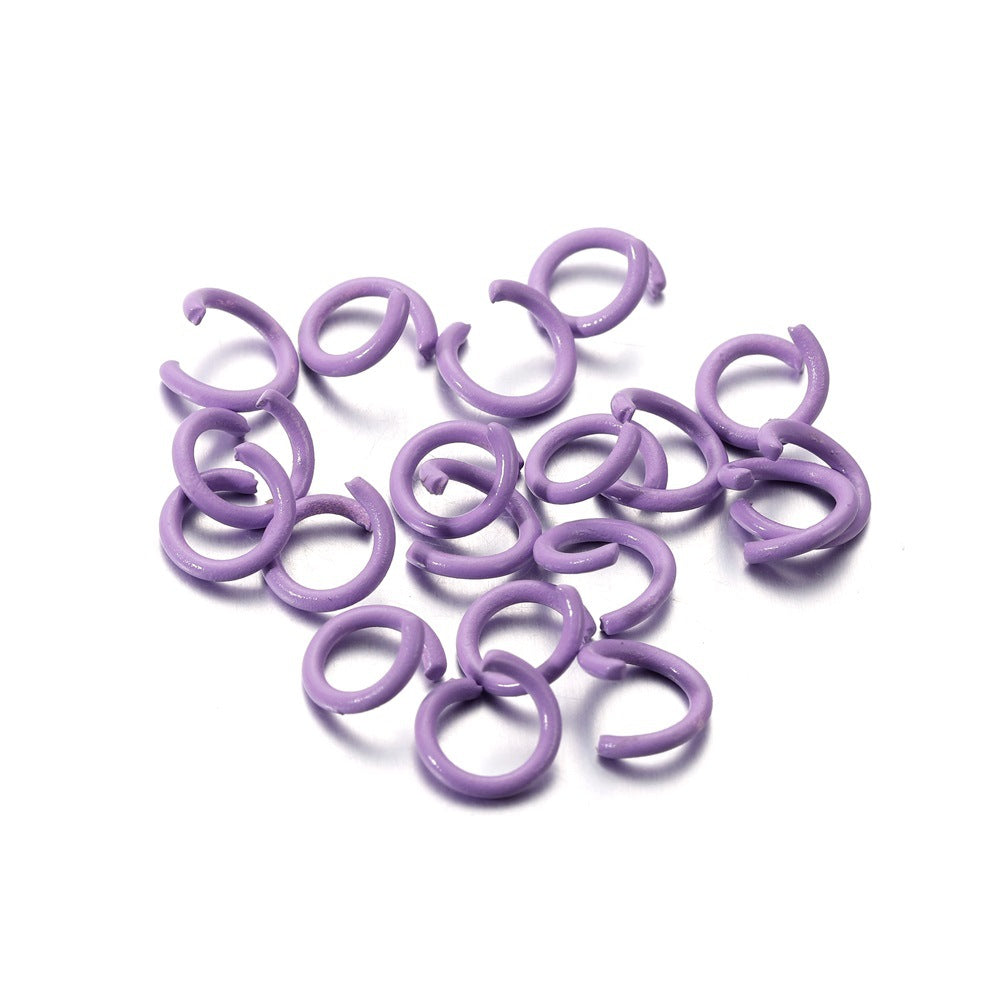 Single Circle Paint Color Broken Small Hoop Jewelry Accessories
