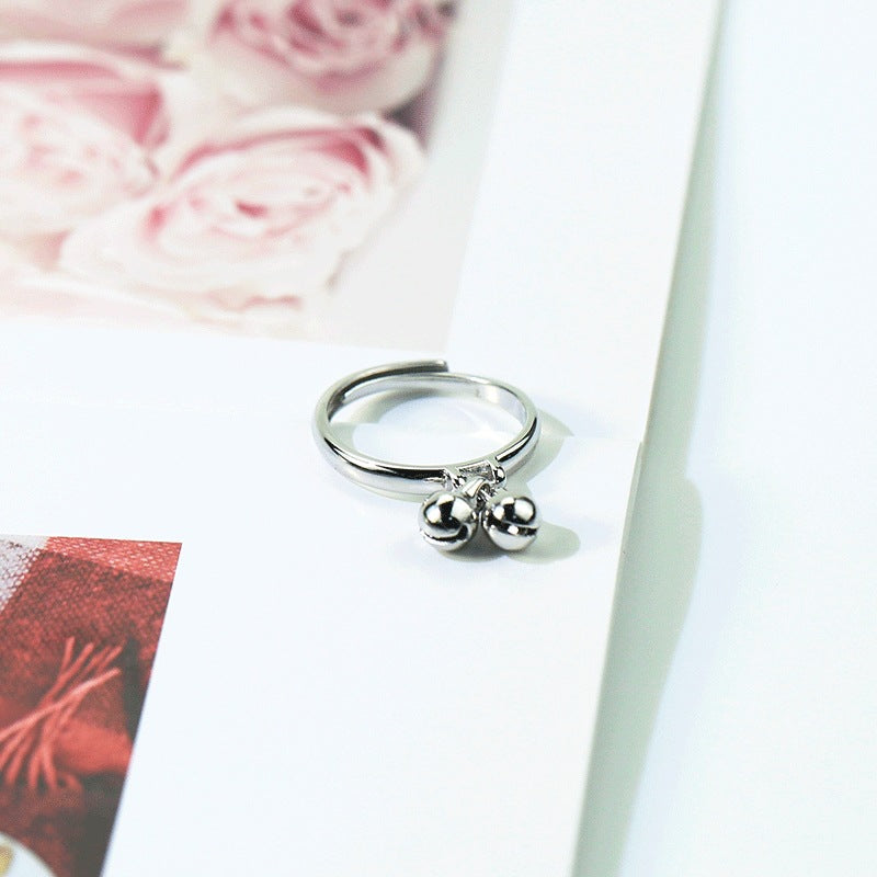 Women's Bell With Sound Knuckle Thin Personalized Rings