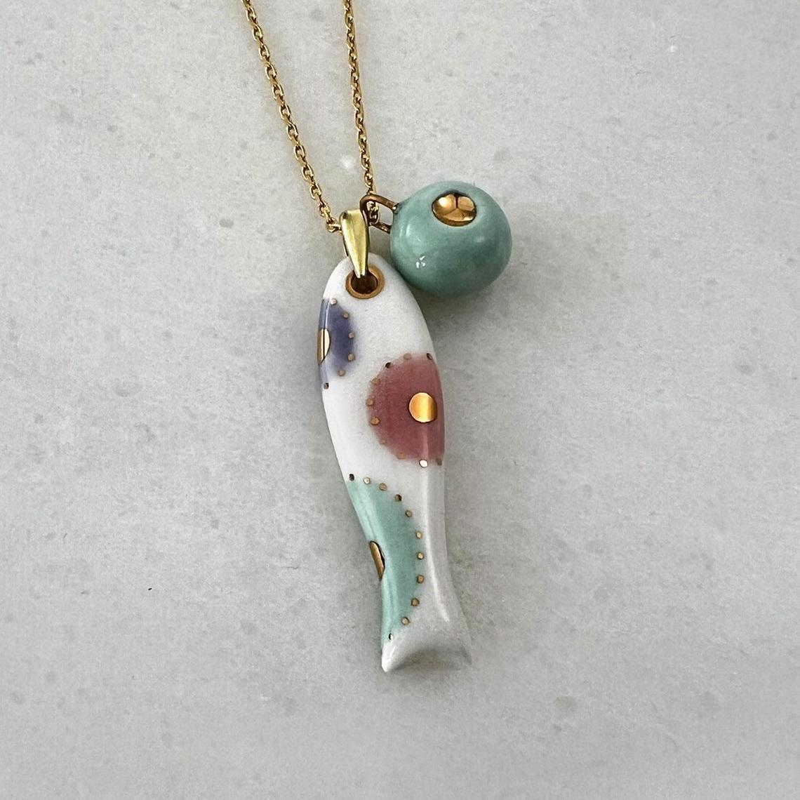Polka Dot Double-sided Handmade Summer Vacation Necklaces