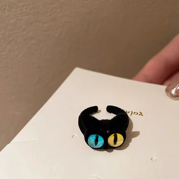 Monster Female Open Mouth Funny Cute Ring