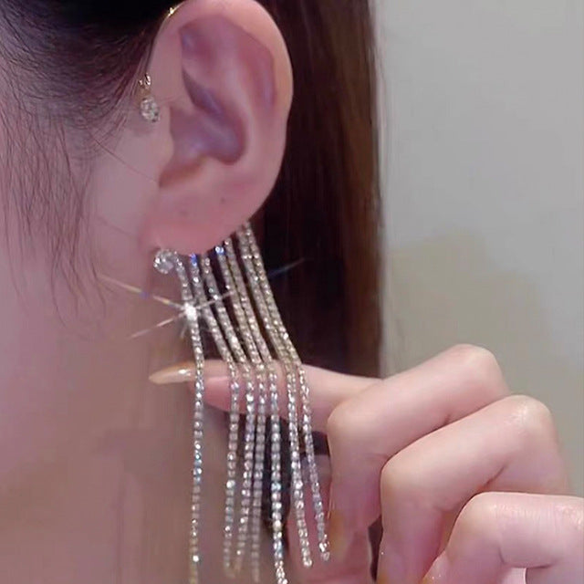 Sier Plated Ear Clips Without Piercing Rings