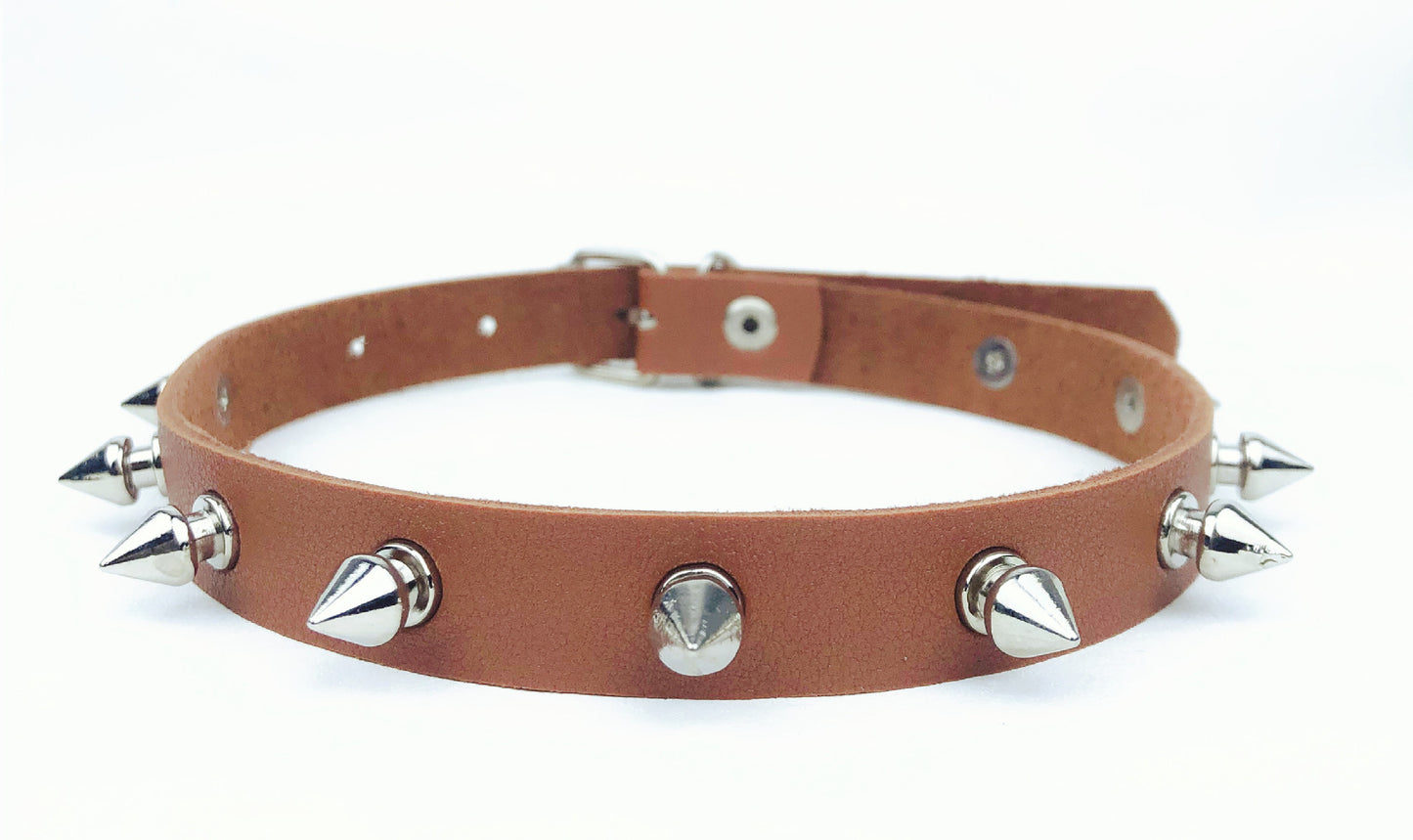Punk Tip Rivet Leather Gothic Rock Collar