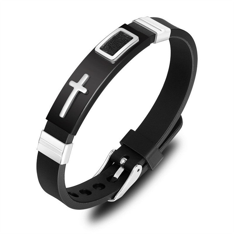 Religious Cross Adjustable Mesh Band Popular Bracelets