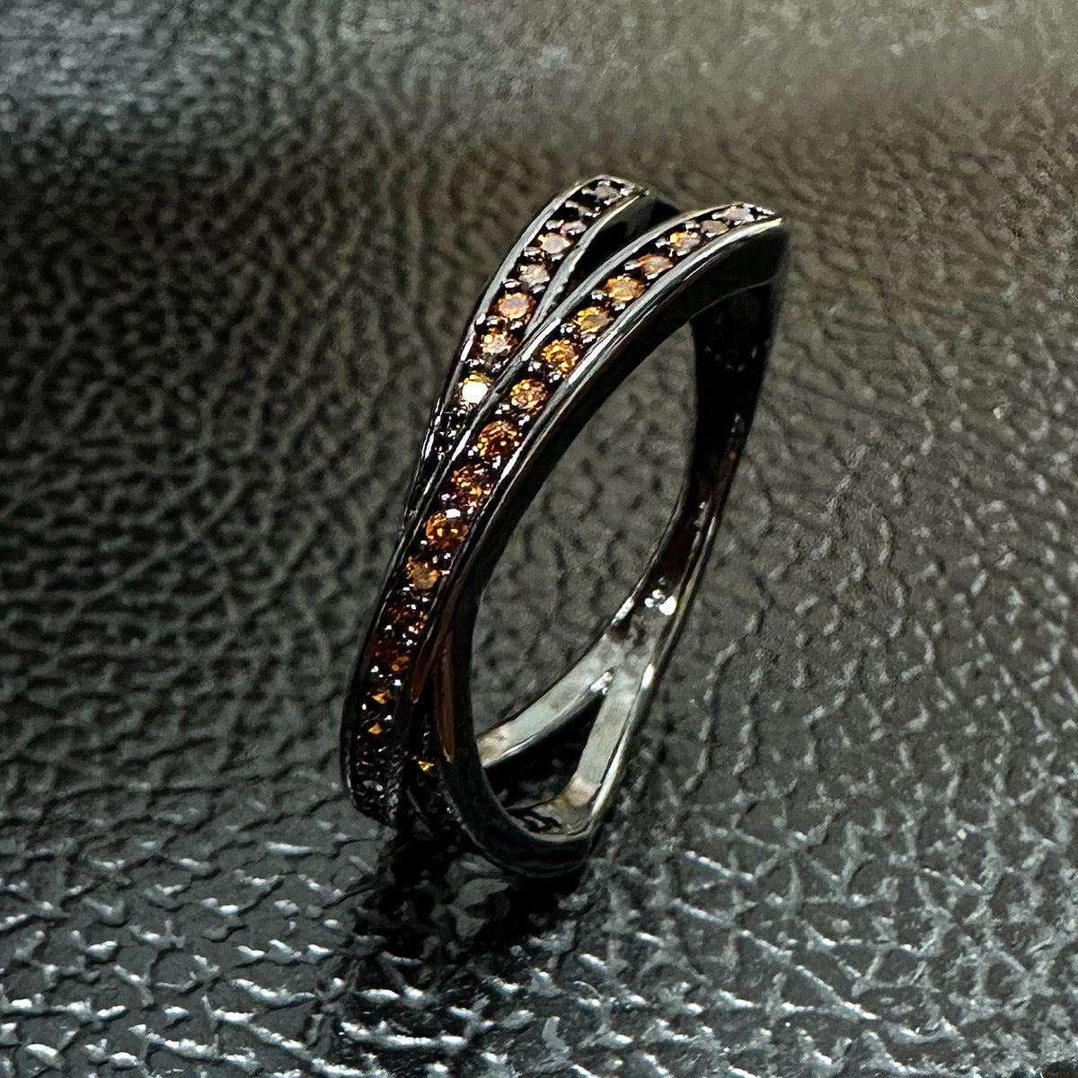 Women's & Men's Unique Cross Shape Design Micro Inlaid Zircon Rings