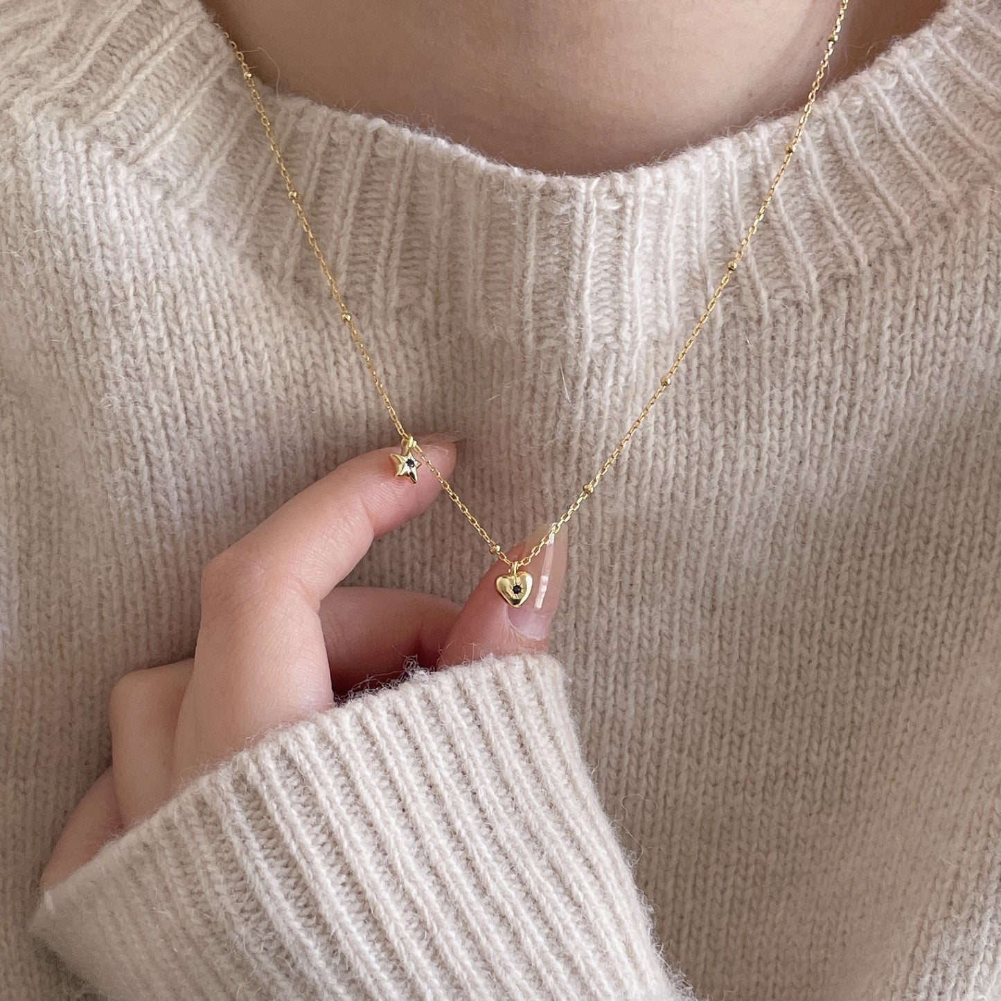 Style Sterling Sier Stars Heart Rooms Necklaces