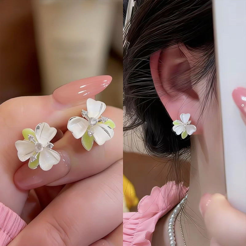 Pin Warm Spring Mori Style Green Rings