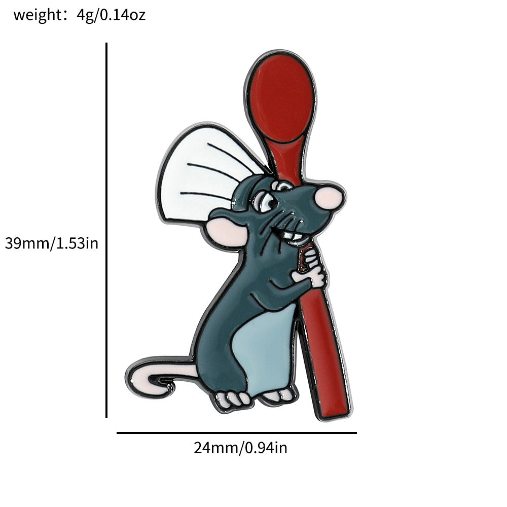 Princess Series Mickey Minnie Dwarf Winnie Brooches