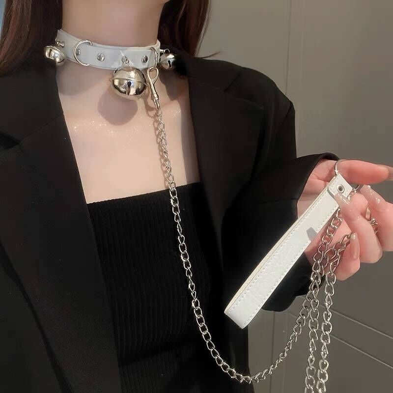 Men's Bell Female Neck Sex Strap Chain Necklaces