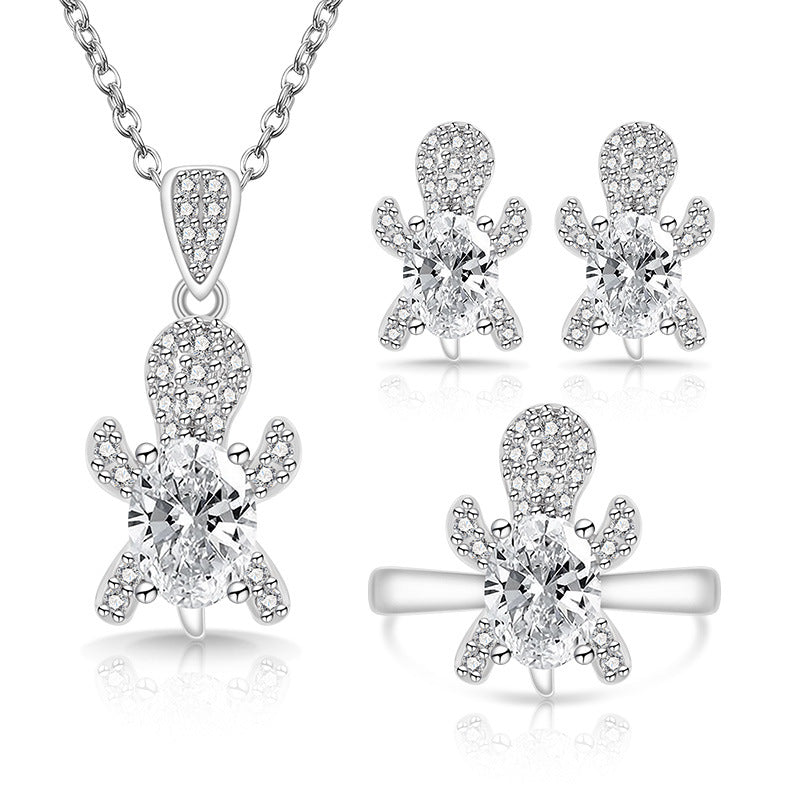 Live Broadcast Fashion Turtle Colored Gems Necklaces