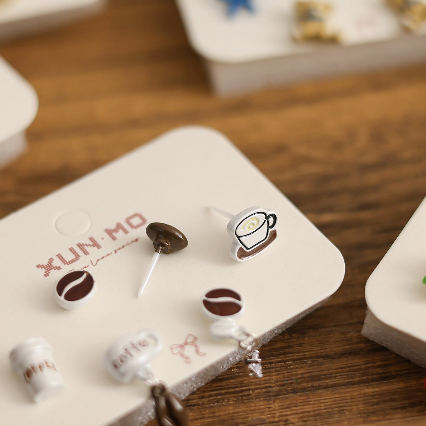 Women's Biological Porcelain Light Luxury High-grade Sleeping No Need To Take Stud Earrings