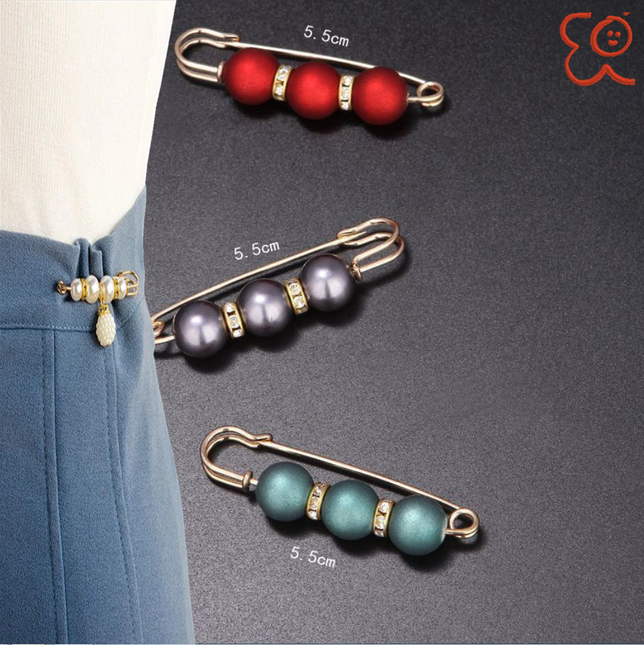 Fixed Clothes Clip Slimming Artifact Brooch Brooches