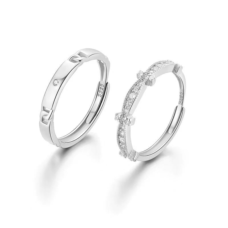 Women's & Men's With You Niche Advanced Design Exquisite Light Rings