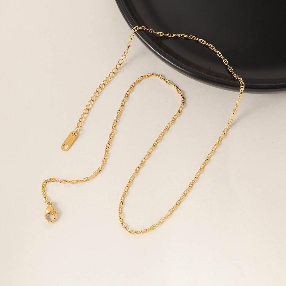 Titanium Steel Chain Fashion Twin Trendy Niche Necklaces
