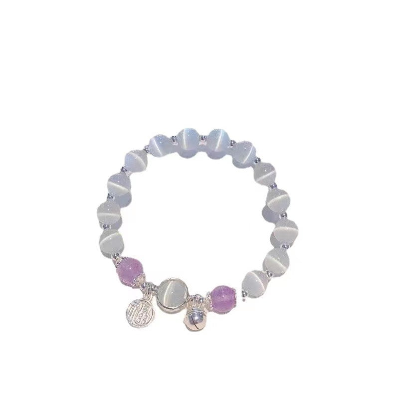 Stone Crystal Butterfly Female Design Gray Bracelets
