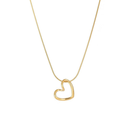 Luxury Minority Hollow Heart Female Korean Necklaces