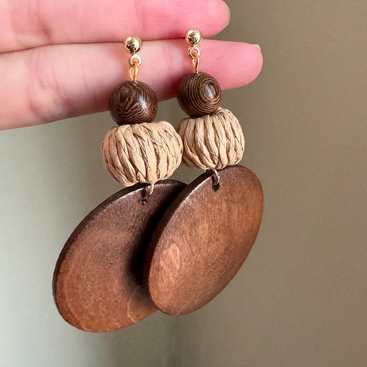 Unique Wooden Beaded Retro Personality Premium Rings
