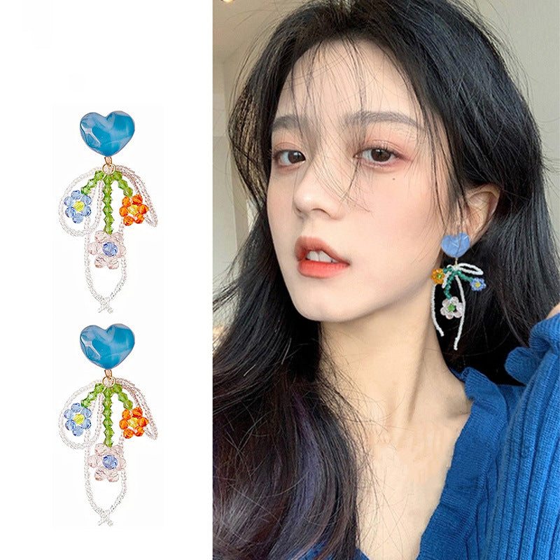 Advanced Chinese Style Retro National Eardrops Design Ear Earrings