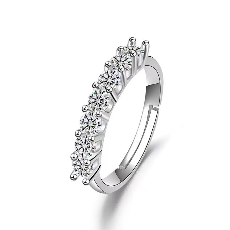 Streaming On Moissanite Female Affordable Luxury Fashion Rings