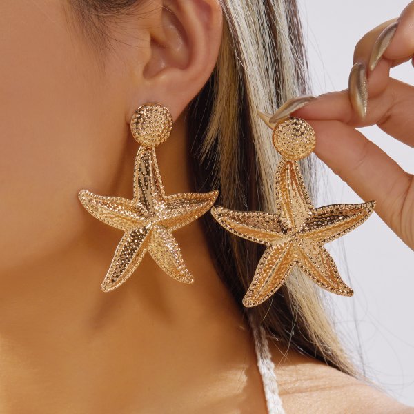 Female Graceful Fashionable Street Shooting Holiday Rings