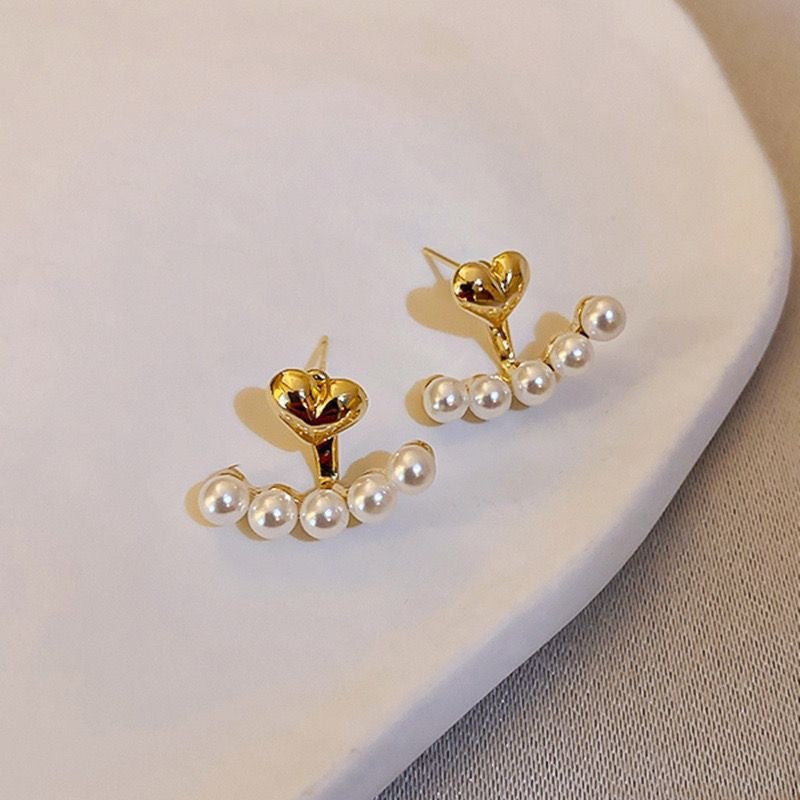 Women's Low Price Light Luxury Premium Temperamental Pearl Eardrops Rings