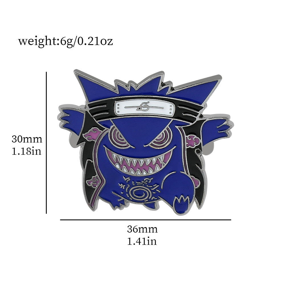 Cartoons Animation Brooch Poke Ball Badge Brooches