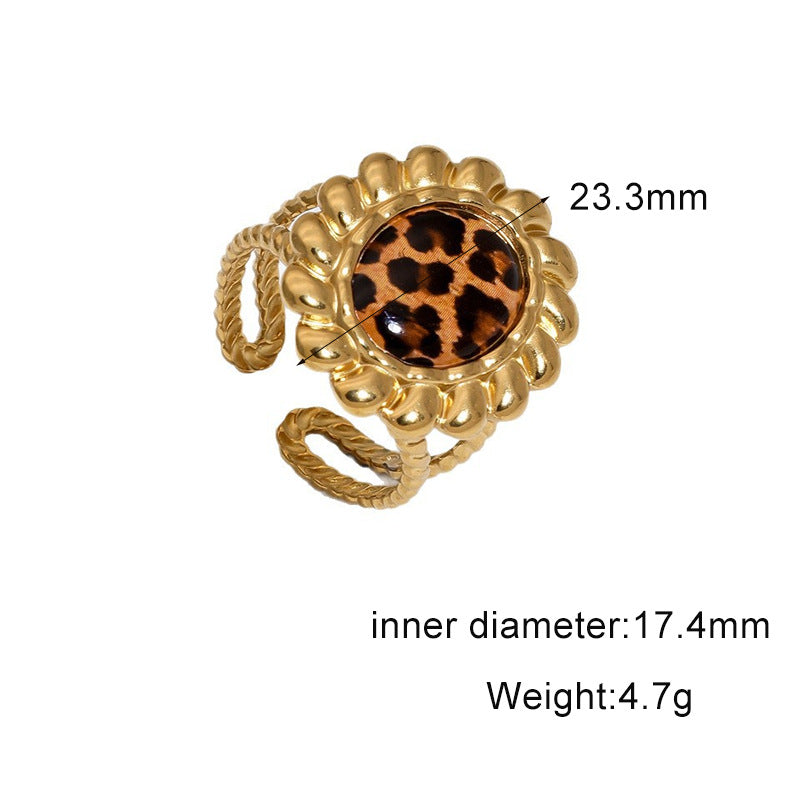 Steel Open Female Personalized Minority High-grade Rings