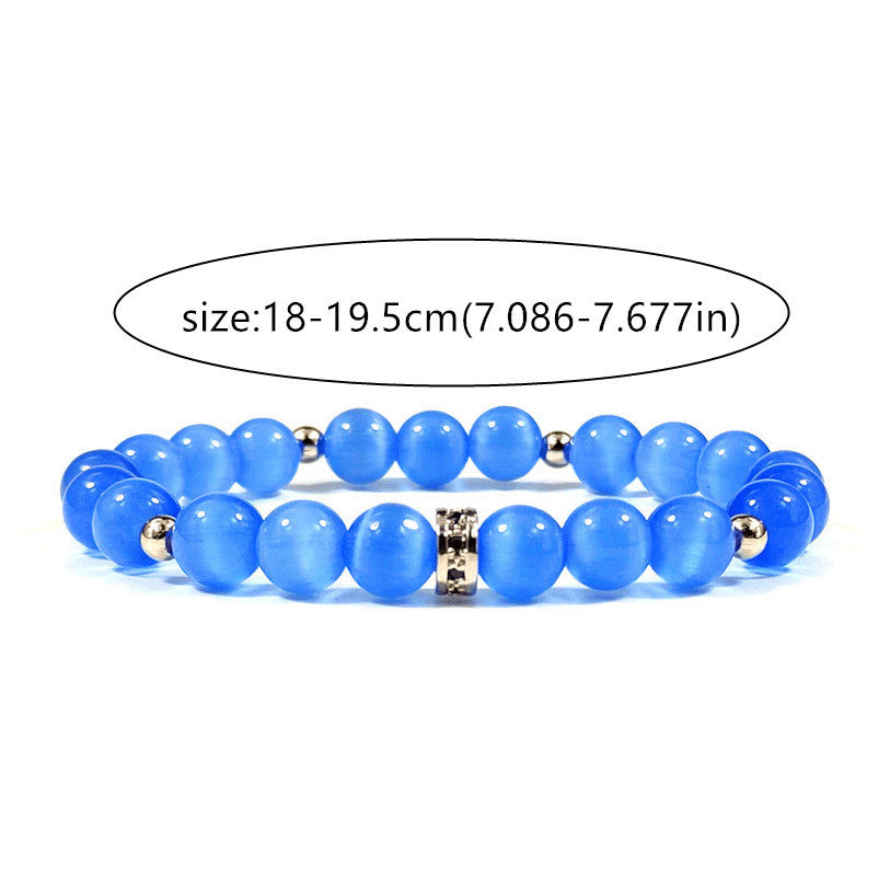Women's Opal Crystal Copper Micro Inlaid Zircon Bracelet