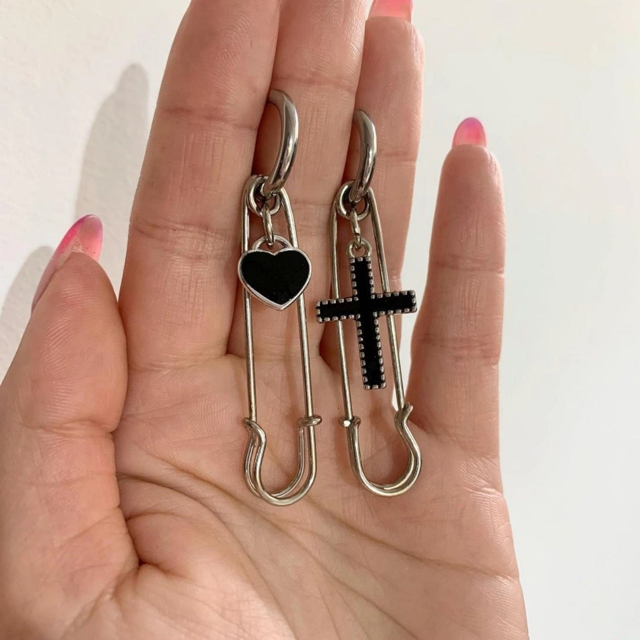 Style Fashion Titanium Steel Stainless Spring Ear Clip Earrings
