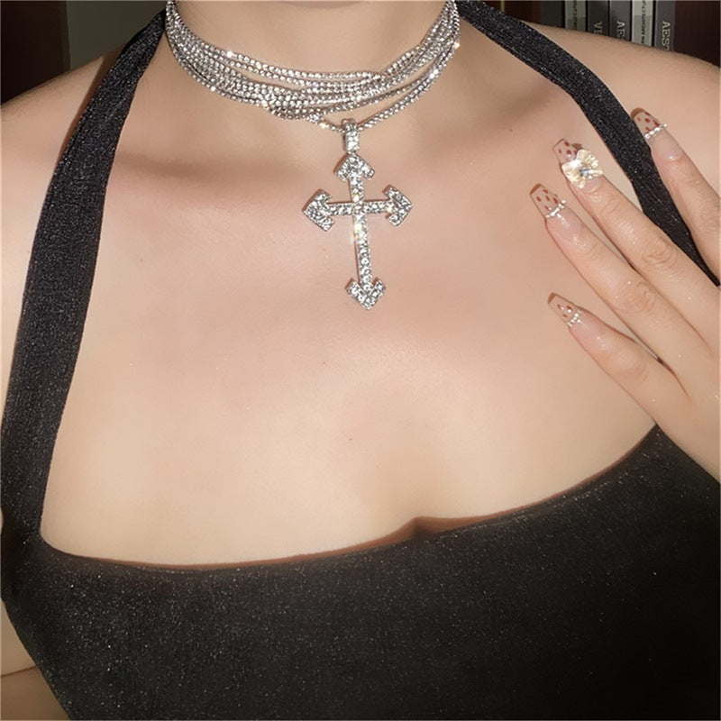 Women's Rhinestone Light Luxury High-grade Temperament Clavicle Necklace