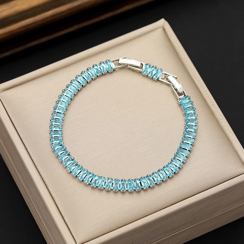 Women's & Men's Colorful Zircon Trendy Fashion Tennis Bracelets