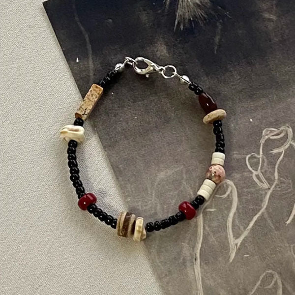 Women's Chinese Luxury Minority Vintage Beaded Hand Bracelets