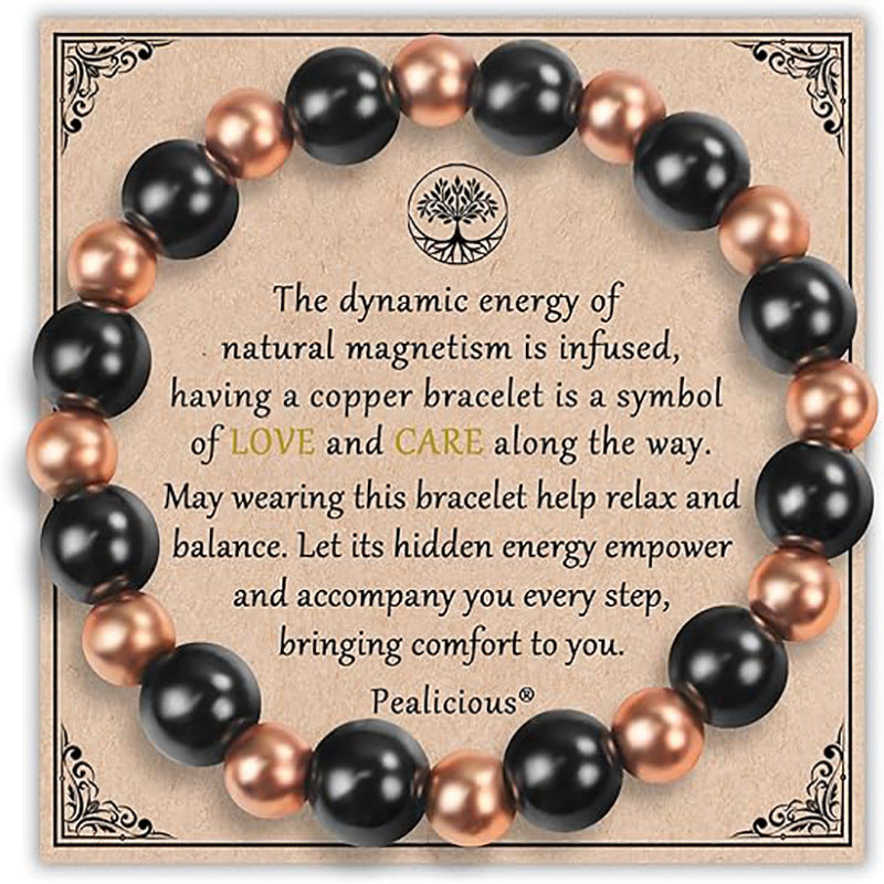Men's Triple Protection Adjustable Woven Gift Tiger Eye Bracelet