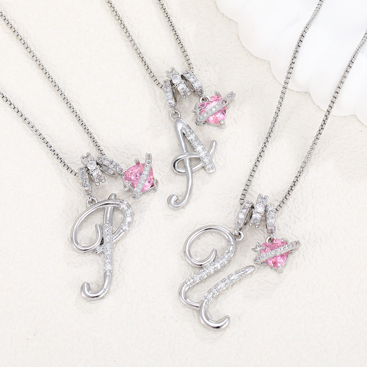Dopamine English Letter Light Luxury Minority High Pendants
