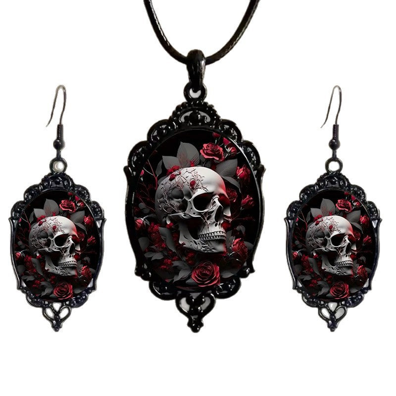 Fashion Elegant Glass Suite Romantic Gift Jewelry Set